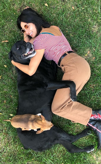 Diane Guerrero, dog, National Puppy Day 2020